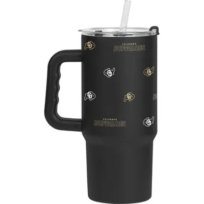 Logo Brands Colorado Buffaloes 24oz. Step And Repeat Powder Coat Tumbler In Black