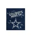 Logo Brands Dallas Cowboys 60" X 70" Plush Throw Blanket In Transparent