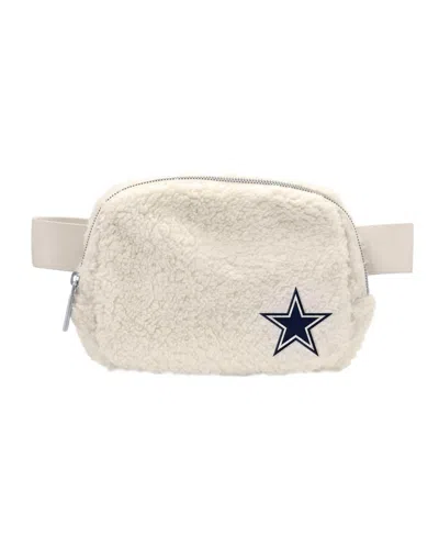 Logo Brands Dallas Cowboys Sherpa Fanny Pack In White