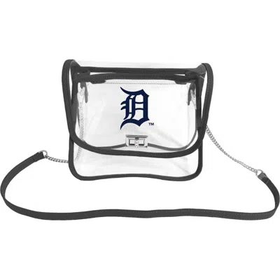 Logo Brands Detroit Tigers Sideline Clear Purse In Navy