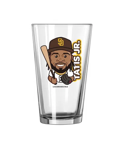 Logo Brands Fernando Tatis Jr. San Diego Padres 16 oz Emoji Pint Glass ...