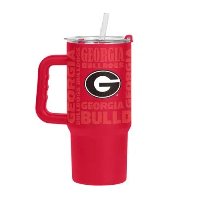 Logo Brands Georgia Bulldogs 24oz. Replay Powder Coat Tumbler In Red