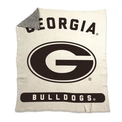 Logo Brands Georgia Prime Luxe Dreams Throw In Oatmeal