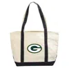 LOGO BRANDS GREEN BAY PACKERS CANVAS TOTE BAG