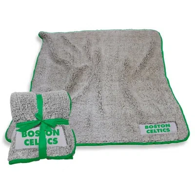 Logo Brands Hand Woven Throw Blanket In Gray