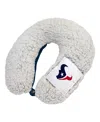Logo Brands Houston Texans Frosty Sherpa Neck Pillow