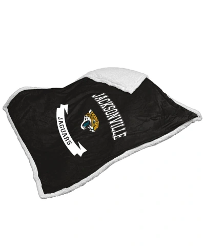 Logo Brands Jacksonville Jaguars 50" X 60" Sherpa Blanket In Black