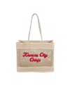 Logo Brands Kansas City Chiefs Coastal Tote Bag In Tan
