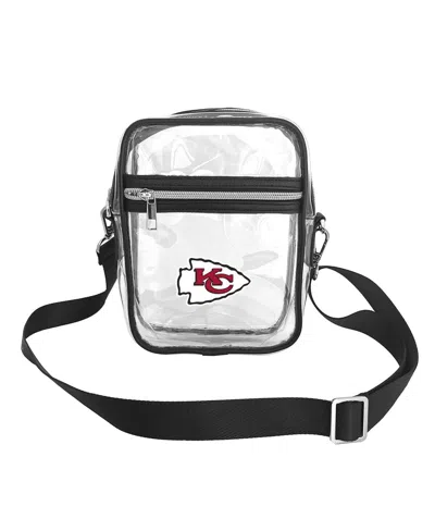 Logo Brands Kansas City Chiefs Mini Clear Crossbody Bag In White