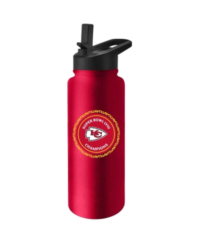 Logo Brands Kansas City Chiefs Super Bowl Lviii Champions 34 oz Quencher Bottle In Red