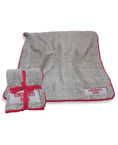 Logo Brands Logo Brand Cincinnati Reds 50" X 60" Frosty Fleece Team Blanket In Redteam