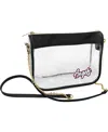 Logo Brands Los Angeles Angels Hype Stadium Crossbody Clear Bag