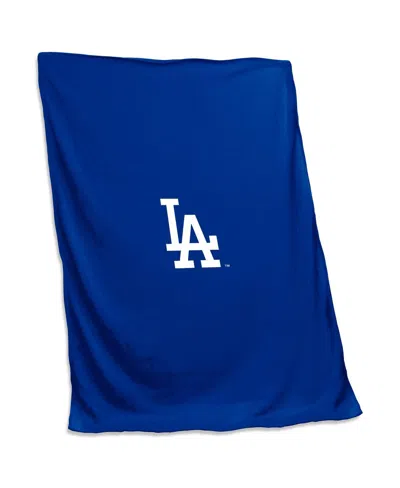 Logo Brands Los Angeles Dodgers 54'' X 84'' Sweatshirt Blanket In Blue