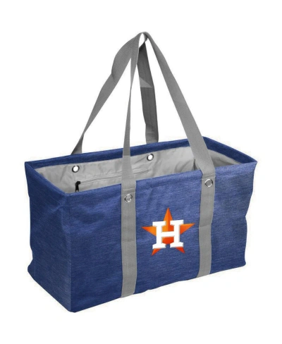 Logo Brands Men's And Women's Houston Astros Crosshatch Picnic Caddy Tote Bag In Multi