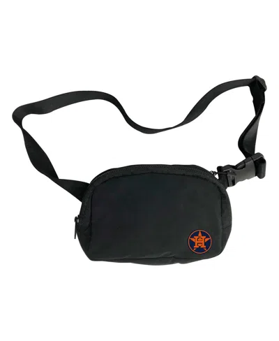 Logo Brands Men's And Women's Houston Astros Fanny Pack In Black