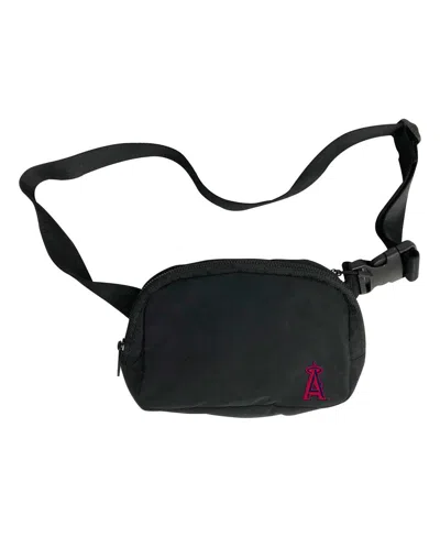 Logo Brands Men's And Women's Los Angeles Angels Fanny Pack In Black