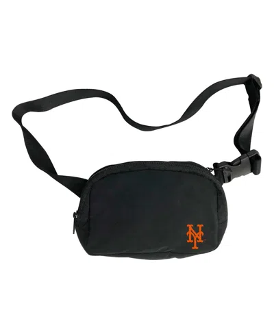 Logo Brands Men's And Women's New York Mets Fanny Pack In Black