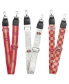 LOGO BRANDS MEN'S AND WOMEN'S SAN FRANCISCO 49ERS 3-PACK BAG STRAP SET