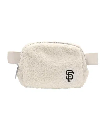 Logo Brands Men's And Women's San Francisco Giants Sherpa Fanny Pack In White