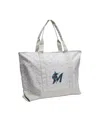 Logo Brands Miami Marlins Leopard Pattern Tote In No Color