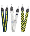 Logo Brands Michigan Wolverines Bag Strap Set Of 3