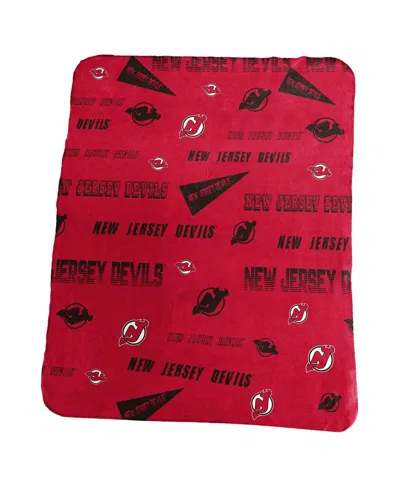 Logo Brands New Jersey Devils 50" X 60" Classic Fleece Blanket In Red