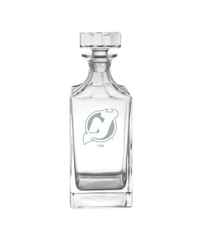 Logo Brands New Jersey Devils Etched Decanter In Clear
