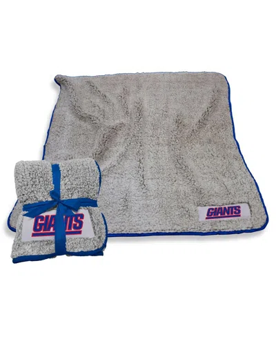 Logo Brands New York Giants 50" X 60" Frosty Fleece Team Blanket In Gray