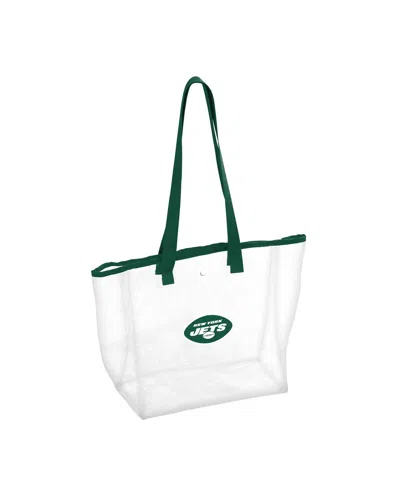 Logo Brands New York Jets Stadium Clear Tote Bag In Transparent