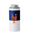 Logo Brands New York Mets 12oz. Color Block Slim Can Cooler In White