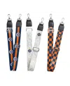 Logo Brands New York Mets 3-pack Bag Strap Set In Royal
