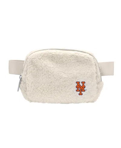 Logo Brands New York Mets Sherpa Fanny Pack In White