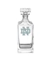 Logo Brands Notre Dame Fighting Irish Etched Decanter In Clear