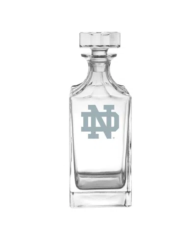 Logo Brands Notre Dame Fighting Irish Etched Decanter In Clear