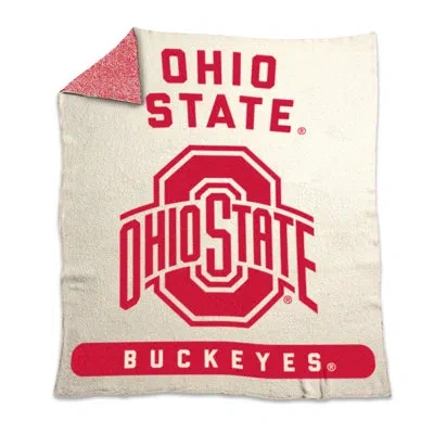 Logo Brands Ohio State Prime Luxe Dreams Throw In Oatmeal