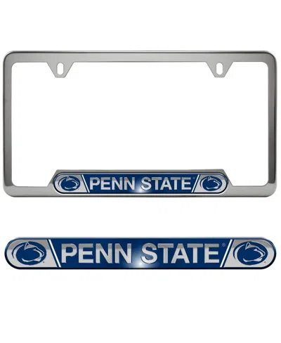 Logo Brands Penn State Nittany Lions Embossed License Plate Frame In Transparent