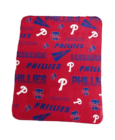 Logo Brands Philadelphia Phillies 50" X 60" Classic Fleece Blanket In No Color