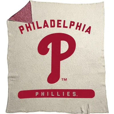 Logo Brands Philadelphia Phillies 50" X 60" Luxe Dreams Throw Blanket In Multi