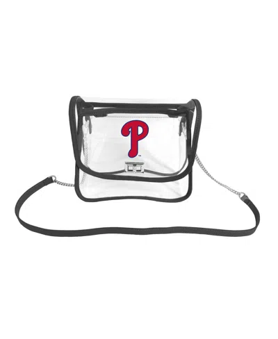 Logo Brands Philadelphia Phillies Sideline Clear Purse In Red