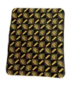 Logo Brands Pittsburgh Pirates 60" X 50" Repeating Pattern Fleece Throw Blanket In Black
