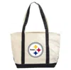 LOGO BRANDS PITTSBURGH STEELERS CANVAS TOTE BAG