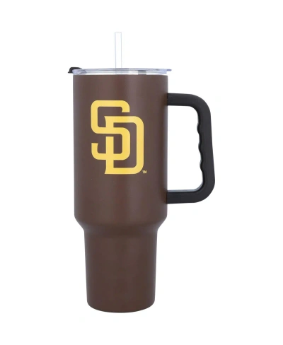 Logo Brands San Diego Padres 40 oz Travel Tumbler With Handle In Brown
