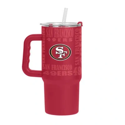 Logo Brands San Francisco 49ers 24oz. Replay Powder Coat Tumbler In Red