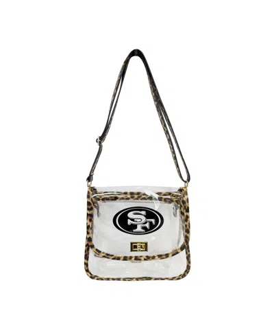 Logo Brands San Francisco 49ers Leopard Print Trim Clear Purse In No Color