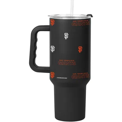 Logo Brands San Francisco Giants 40oz. Step And Repeat Powder Coat Tumbler In Black