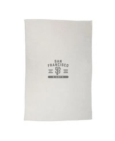 Logo Brands San Francisco Giants 54'' X 84'' Sweatshirt Blanket In Transparent