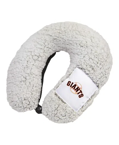 Logo Brands San Francisco Giants Frosty Sherpa Neck Pillow In Multi