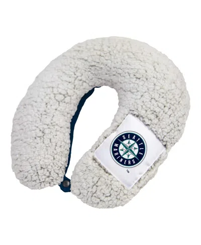 Logo Brands Seattle Mariners Frosty Sherpa Neck Pillow