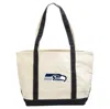 LOGO BRANDS SEATTLE SEAHAWKS CANVAS TOTE BAG