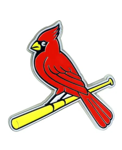 Logo Brands St. Louis Cardinals Embossed Color Auto Emblem In Red